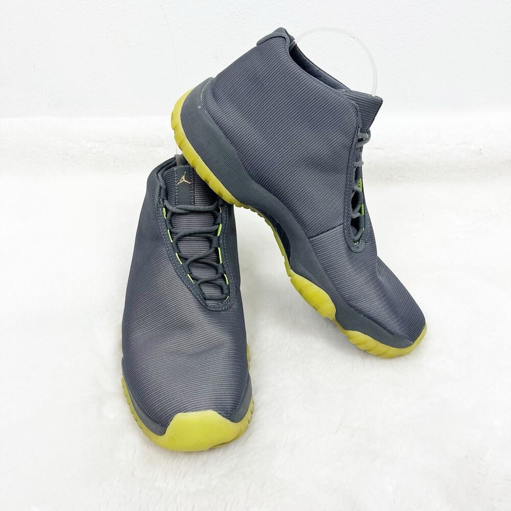 Nike Air Jordan Future Sneakers Shoes Dark Grey Volt 656503-025 Mens Size 10.5
